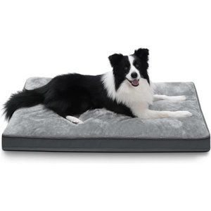 Dog Crate Bed Waterproof Deluxe Plush Dog Beds with Removable Washable Cover